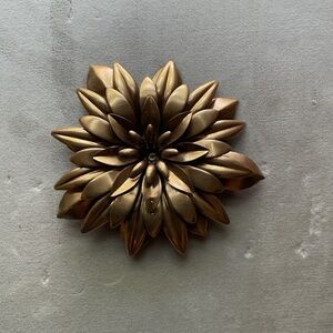 Gold  Antique Floral Brooch